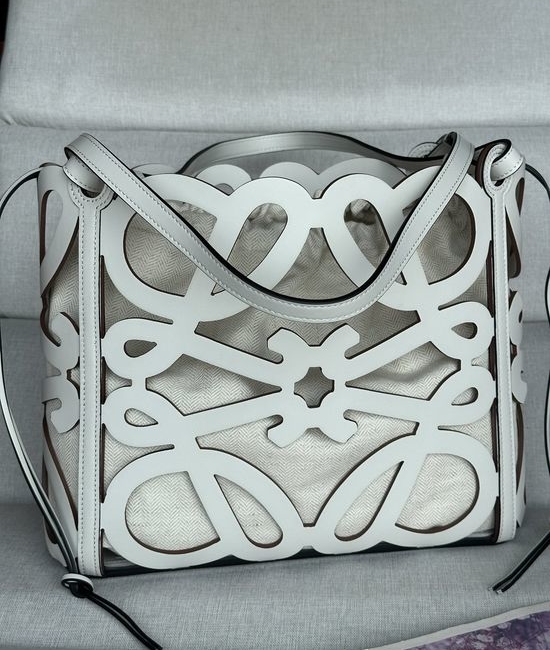 Loewe Anagram Hollow Out Tote Bag 10678