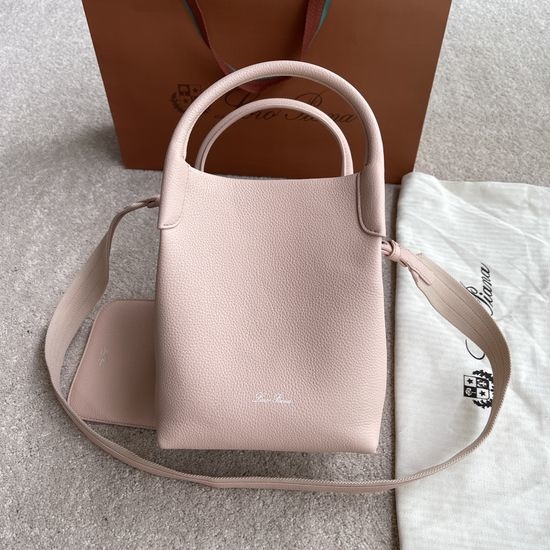 Loro Piana Bale Leather Mini Bucket Bag FAI8964
