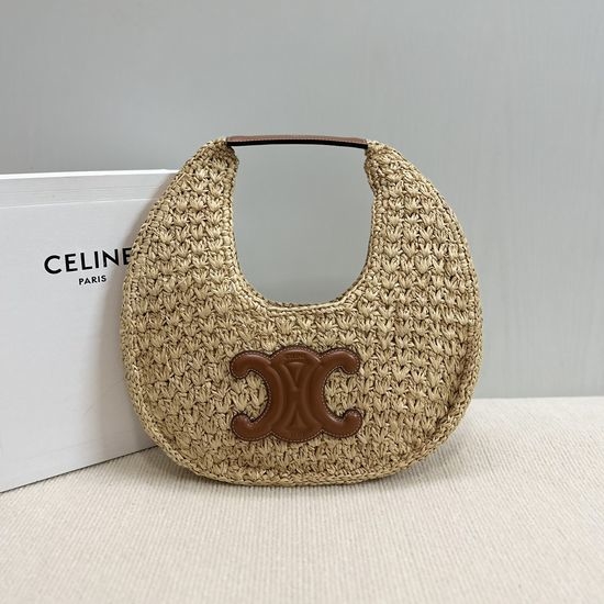 Celine CLASSIC PANIER Woven Handbag 112772