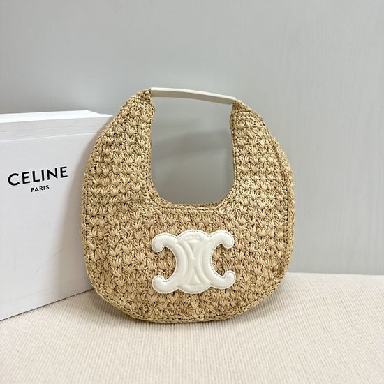 Celine Classic Panier Woven Hobo Bag 112772