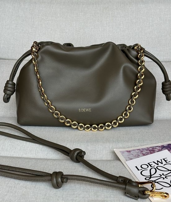 Loewe Flamenco Large Nappa Leather Clutch 1774