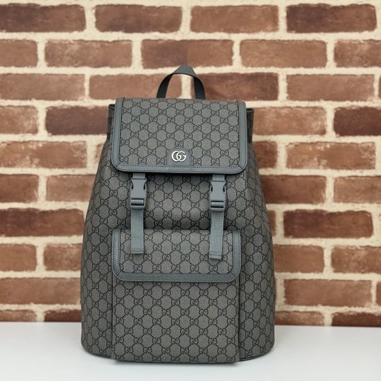 Gucci Original Leather Bag Grey PVC 792104