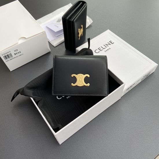 Celine TRIOMPHE Leather Card Holder 10M123FOZ