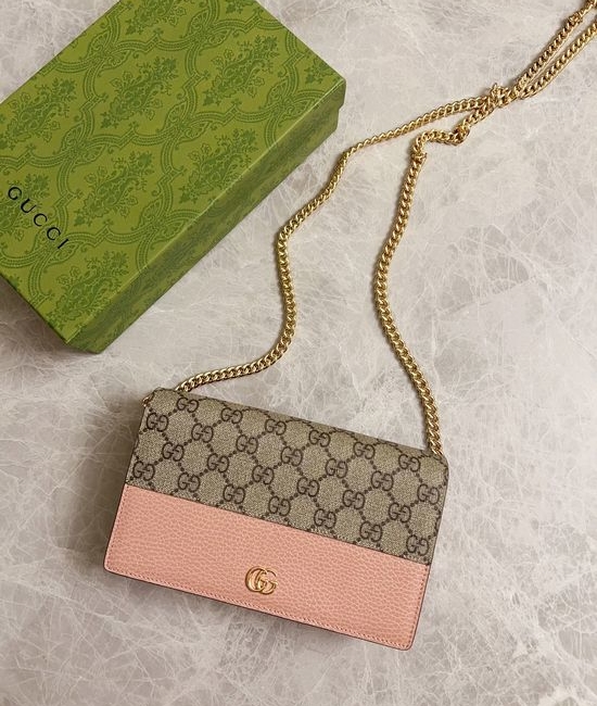 Gucci GG Marmont Chain Wallet 497985