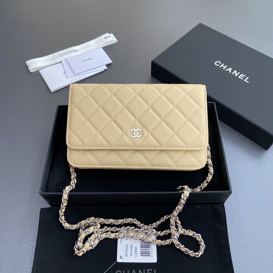 Chanel Caviar Leather Wallet AP0250