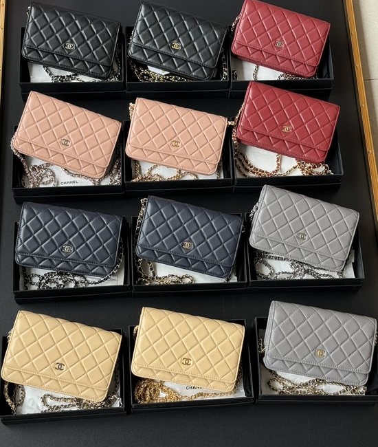 Chanel Quilted Lambskin Magnetic Clasp Woc AP350