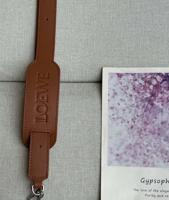 Loewe Embossed Padded Leather Shoulder Strap 0136
