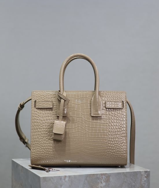 Yves Saint Laurent YSL Sac De Jour Embossed Handbag 421863