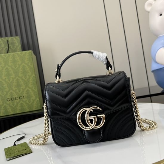 Gucci GG Marmont Mini Black Handbag 811238