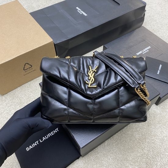 Yves Saint Laurent YSL Loulou Puffer Mini Double Chain Bag 759337