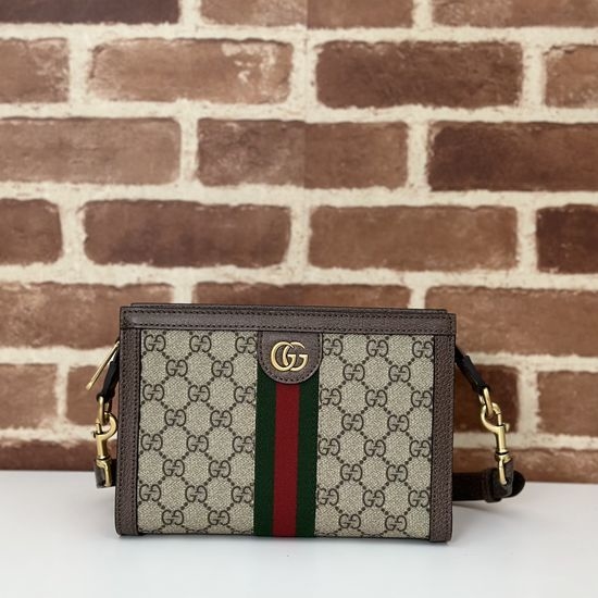 Gucci Tote Bag Coffee Leather 795467