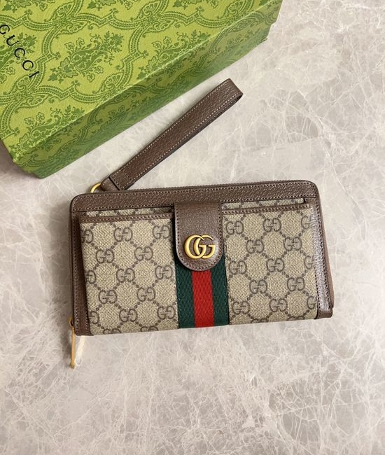Gucci Ophidia GG Supreme Zip Wallet 760248