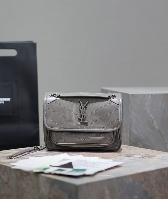 Yves Saint Laurent YSL Niki Leather Shoulder Bag 633151
