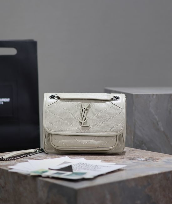 Yves Saint Laurent YSL Niki Leather Shoulder Bag 633151