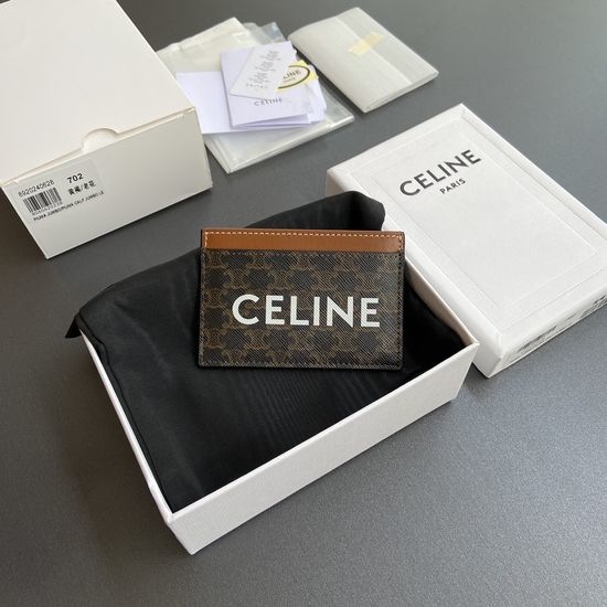Celine Triomphe Canvas Card Holder 10B702CLY.04LU