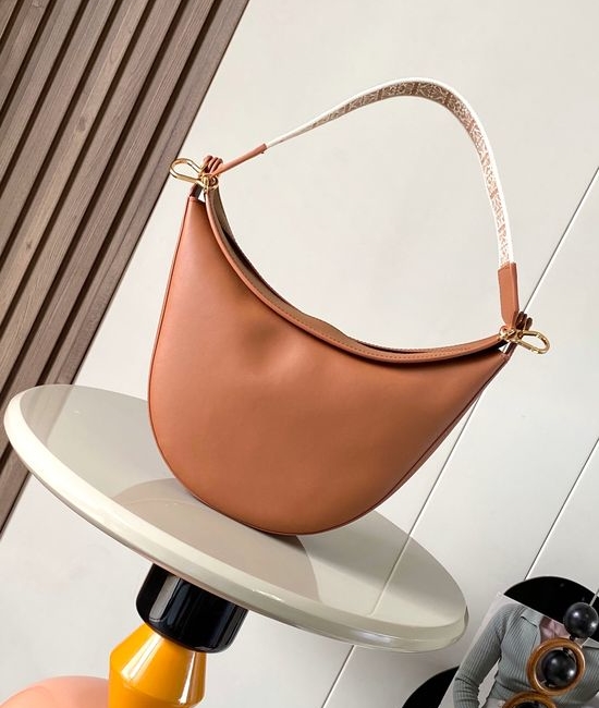Loewe Luna Hobo Leather Handbag 9072