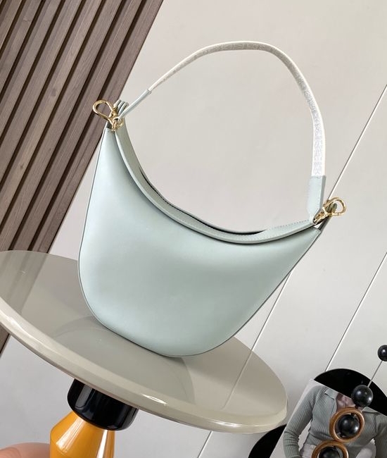 Loewe Luna Hobo Elegant Satin Leather Handbag 9072