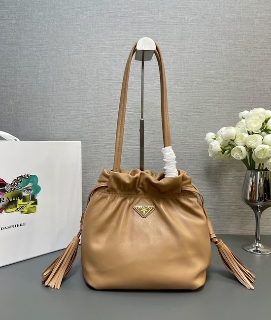Prada Drawstring Bucket Bag 1BG541