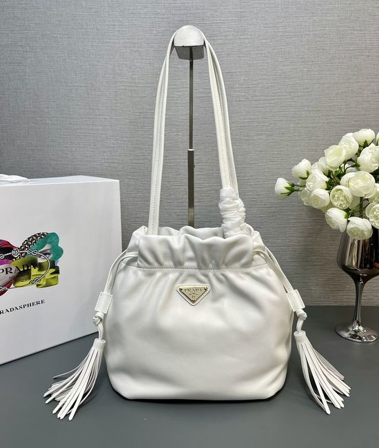 Prada Drawstring Bucket Bag 1BG541