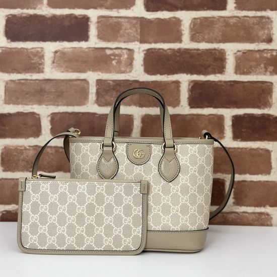 Gucci Classic Handbag Oatmeal Leather 811716