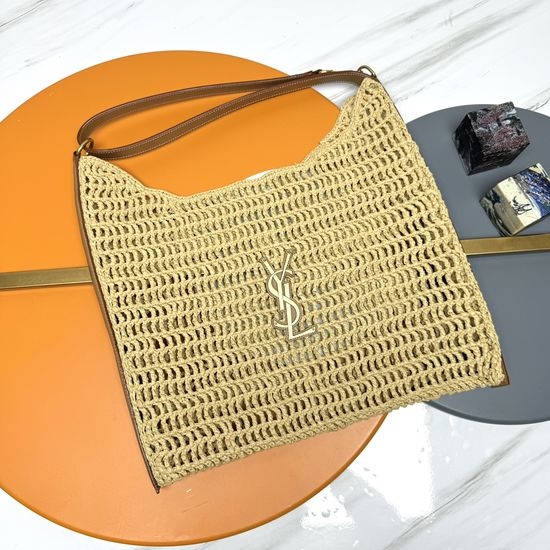 Yves Saint Laurent YSL Oxalis Woven Shoulder Bag 773984