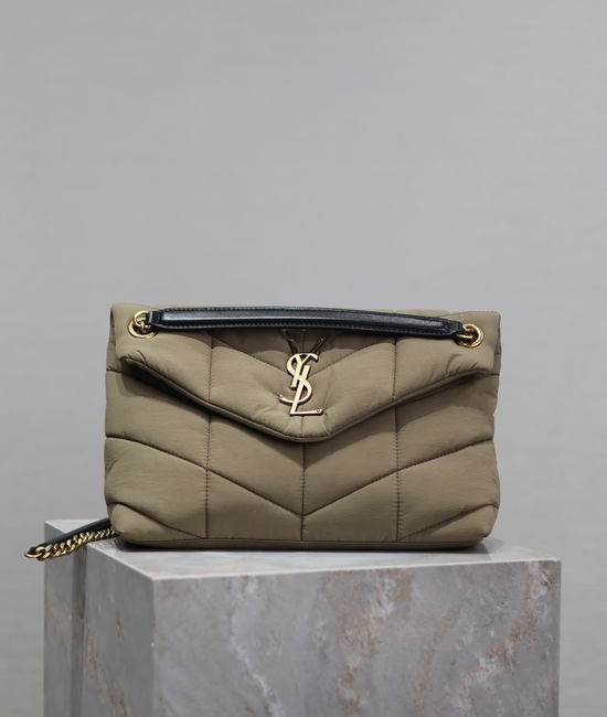 Yves Saint Laurent YSL Loulou Puffer Nylon Shoulder Bag 577476