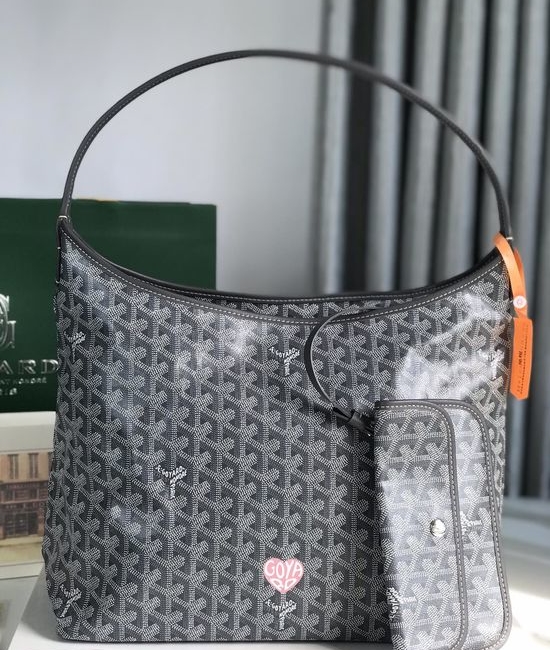 Goyard Hobo Boheme Woven Canvas Shoulder Bag 020223