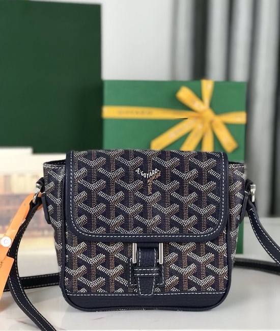Goyard Grand Bleu PM Vintage Crossbody Bag 020128