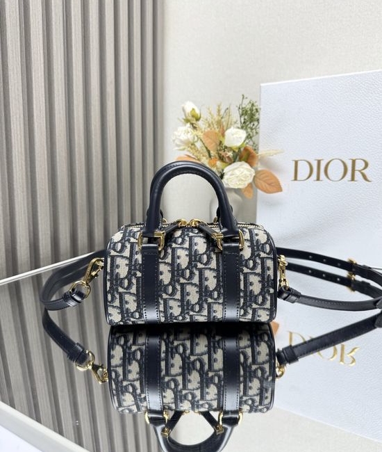 Christian Dior CD Mini Leather Top Handle Bag 2348