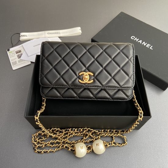 Chanel Lambskin Adjustable Chain WOC AP3964