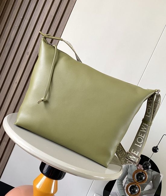 Loewe Cubi Leather Crossbody Bag 9010