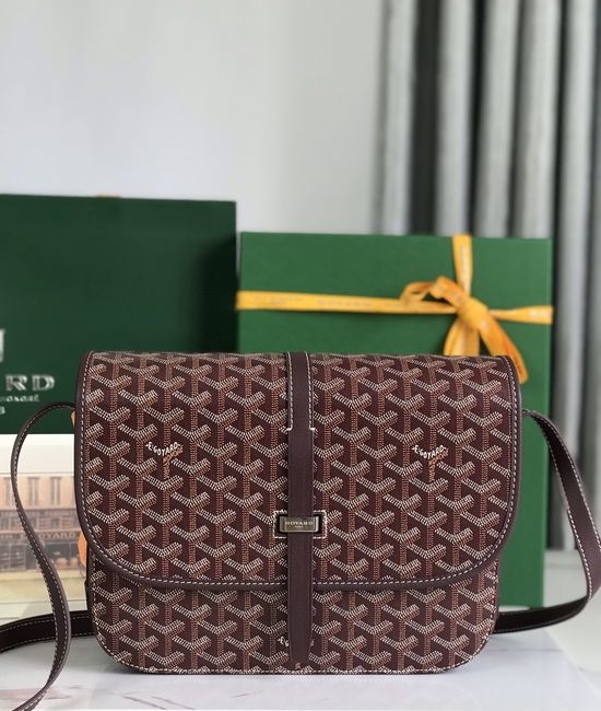 Goyard Belvedère Litchi Pattern Shoulder Bag 020183-1