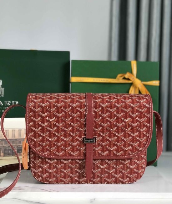 Goyard Belvedère Litchi Pattern Shoulder Bag 020183-1