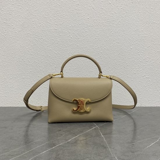 Celine Triomphe Kelly Coffee Handbag 118113