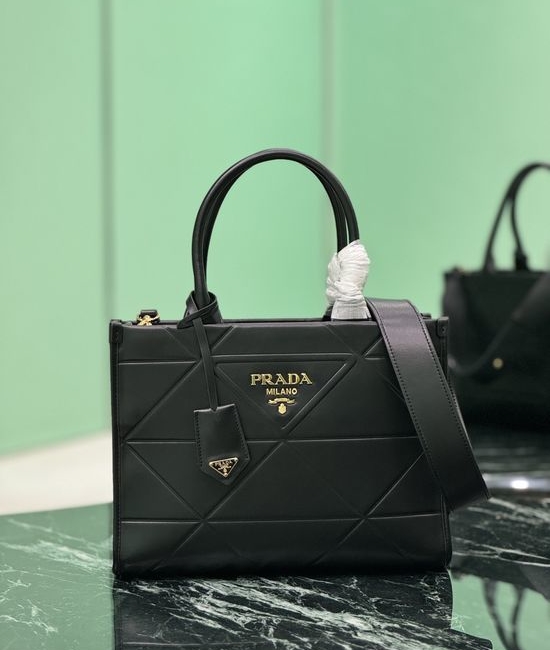 Prada Triangle Quilted Small Tote Bag 1BA379
