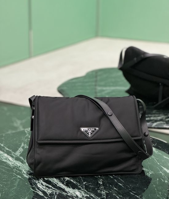 Prada Cini Nylon Messenger Bag 1BD256