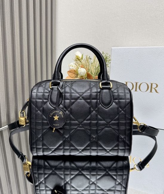 Christian Dior CD Groove Quilted Handbag 1365