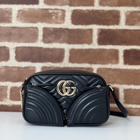 Gucci Black Leather Tote Bag 798715