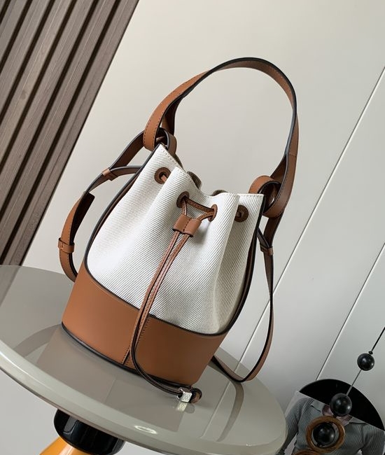 Loewe Balloon Canvas Bucket Bag 9083