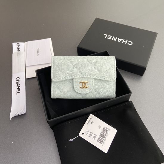 Chanel Wallet Textured Leather AP0219