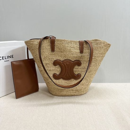 Celine Classic Woven Leather Basket Bag 114342