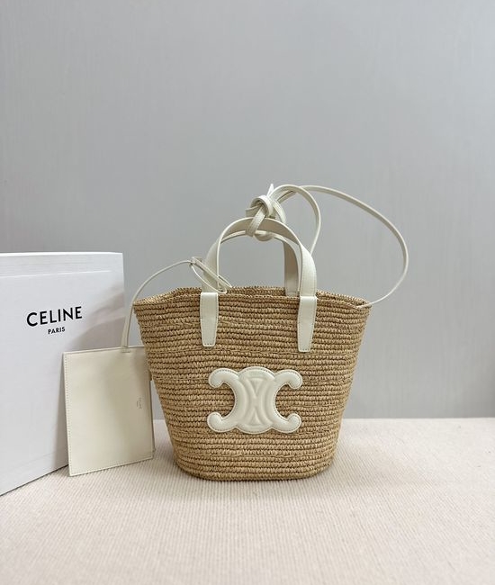 Celine Teen Woven Basket Handbag 115802