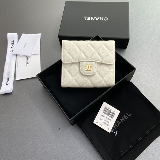 Chanel Grained Leather Wallet 82288
