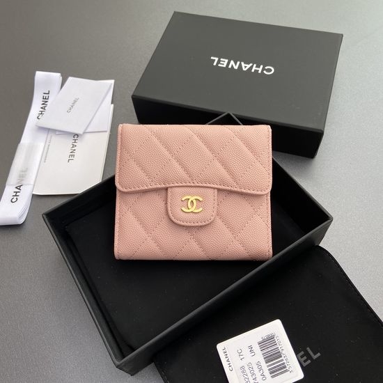 Chanel Wallet Grain Embossed Leather 82288