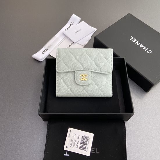 Chanel Grained Leather Cardholder Wallet 82288