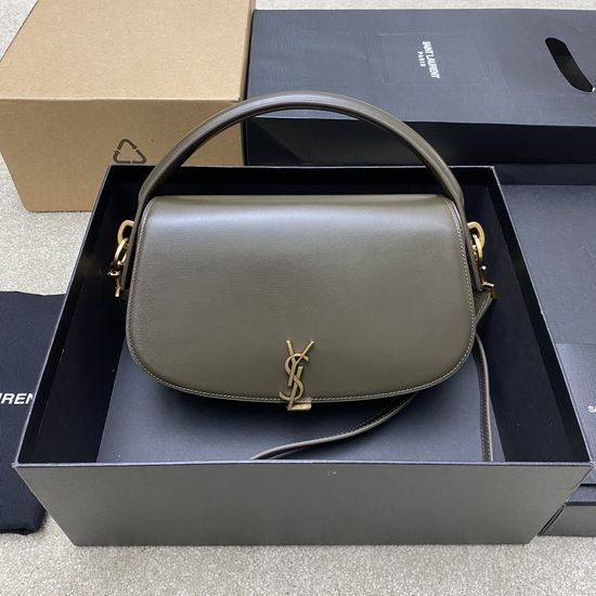 Yves Saint Laurent YSL Shoulder Bag Textured Leather 787671