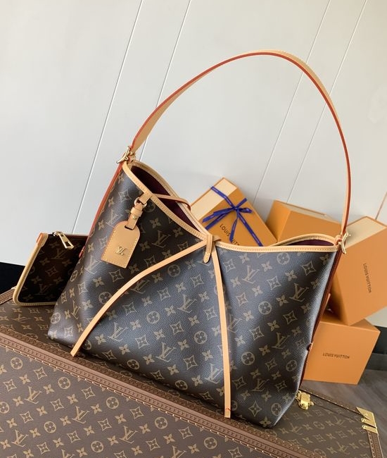 Louis Vuitton LV CarryAll Medium Handbag Monogram Canvas M46197