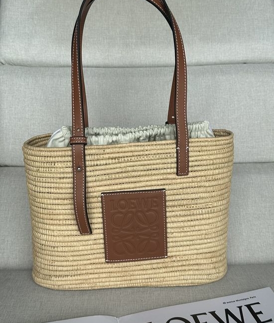 Loewe Square Woven Basket Bag 007