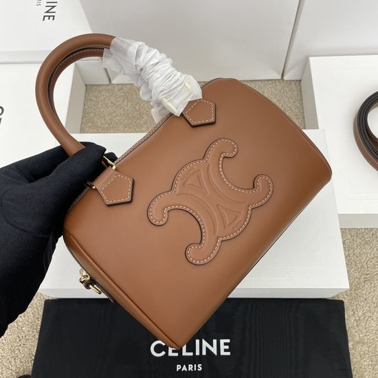 Celine CUIR TRIOMPHE Smooth Calfskin Boston Bag 197582