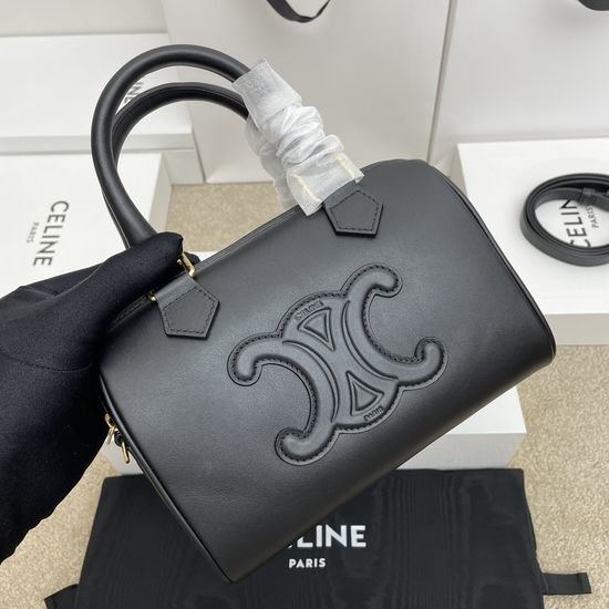 Celine CUIR TRIOMPHE Smooth Calfskin Boston Bag 197582